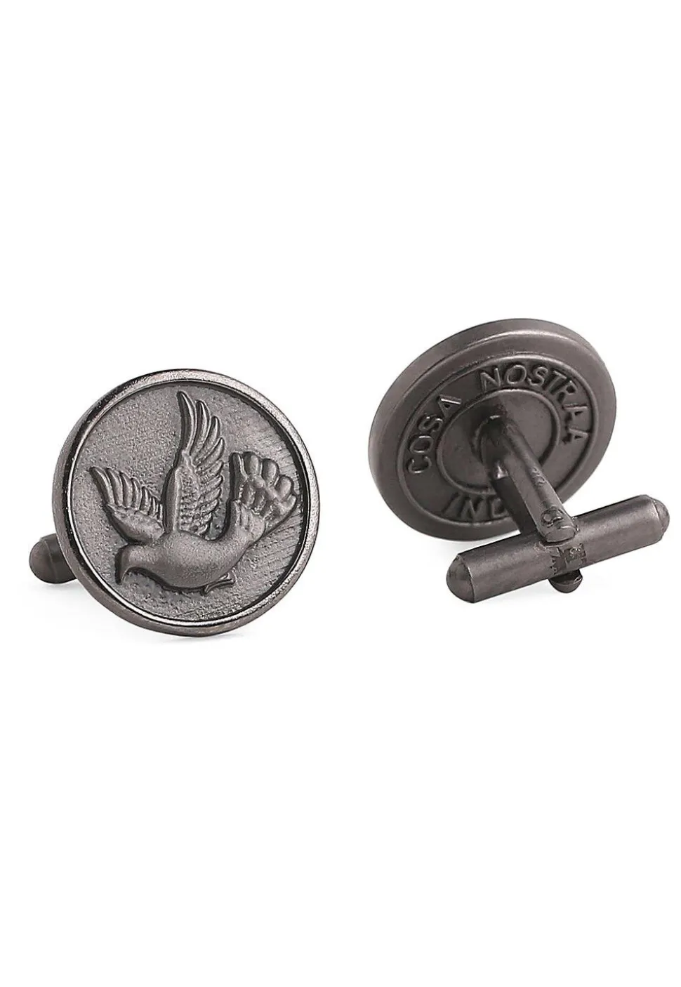 Flying Bird Metallic Cufflink Pair