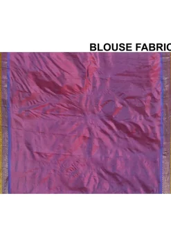 Gadwal Handloom Saree in Red