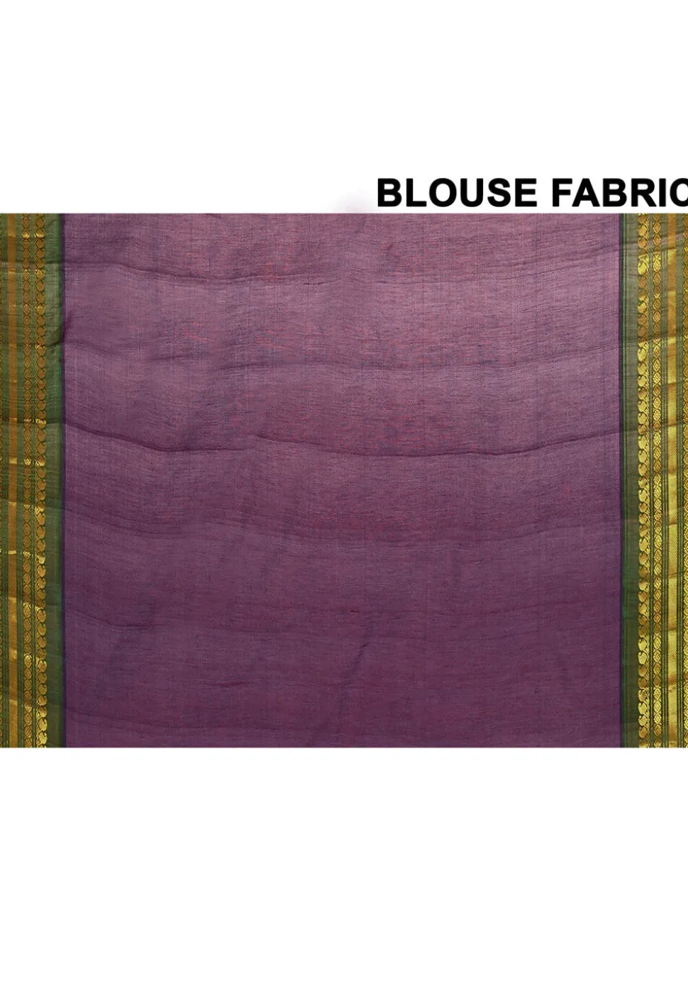 Gadwal Pure Silk Cotton Handloom Saree in Purple