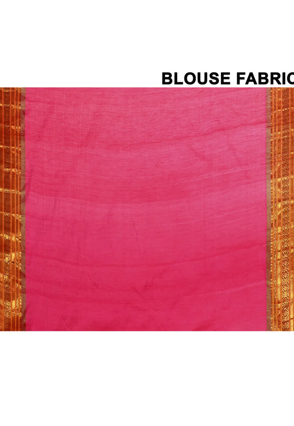 Gadwal Pure Silk Cotton Handloom Saree in Magenta