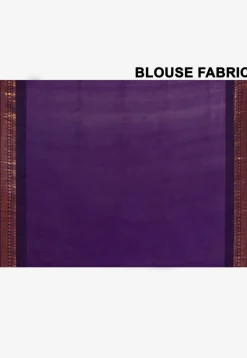 Gadwal Pure Silk Handloom Saree in Magenta