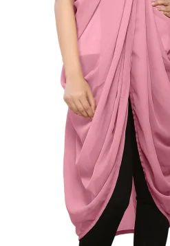 Georgette Tunic in Old Rose