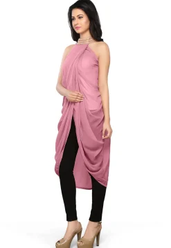 Georgette Tunic in Old Rose