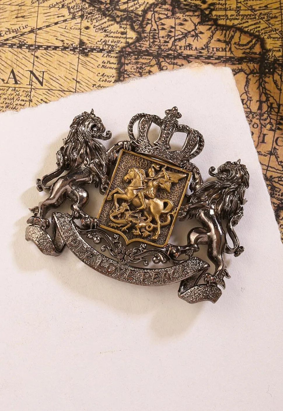Georgia Metallic Brooch