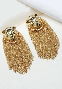 Golden Polished Earrings