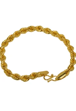Golden Polished Men Bracelet
