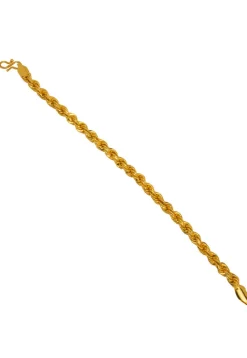 Golden Polished Men Bracelet