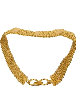 Golden Polished Men Bracelet