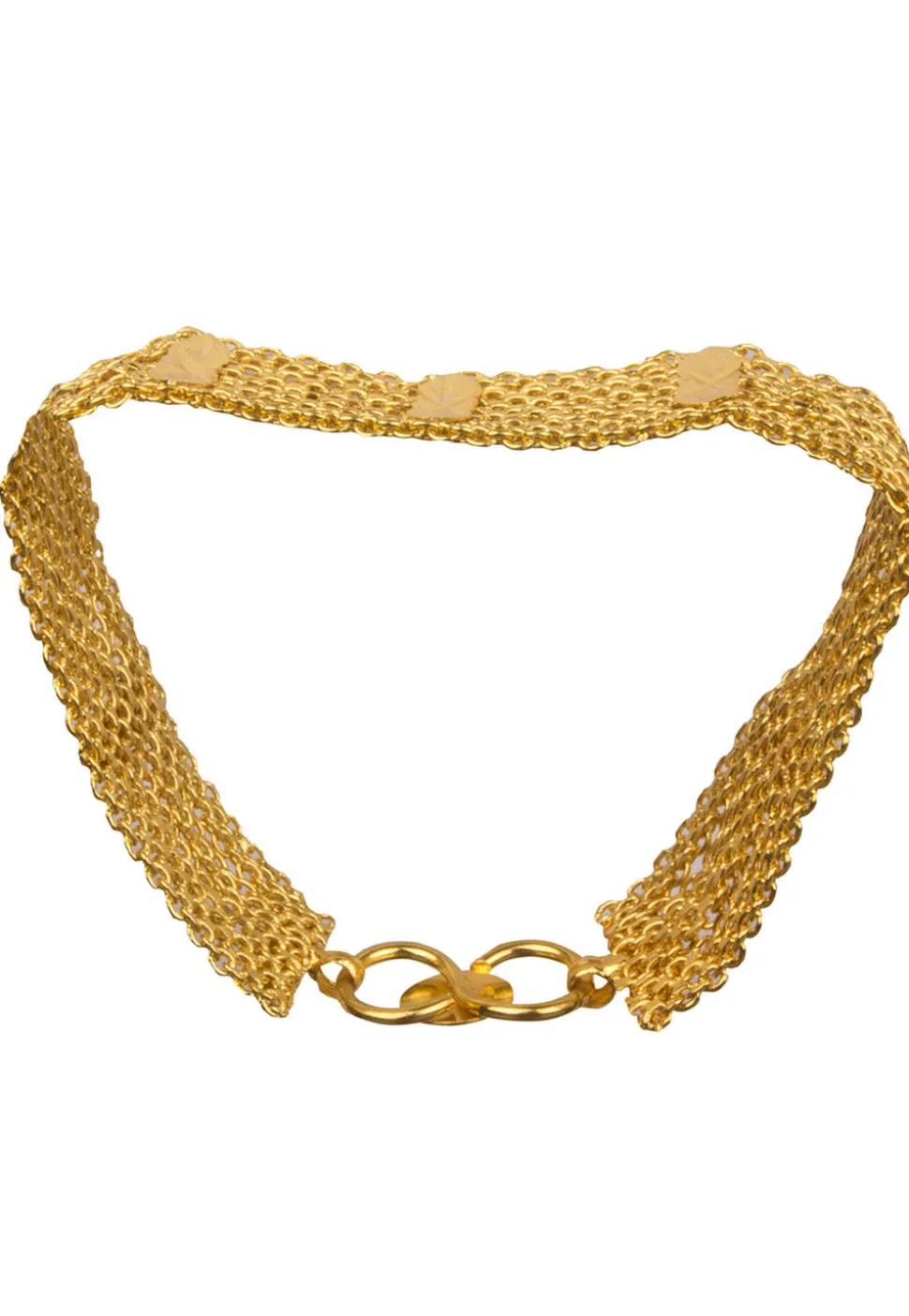 Golden Polished Men Bracelet