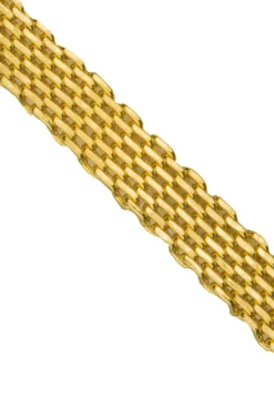 Golden Polished Men Bracelet