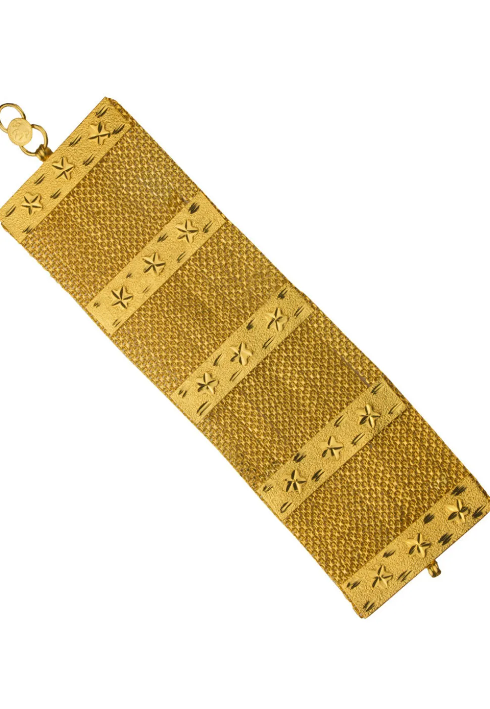 Golden Polished Men Bracelet