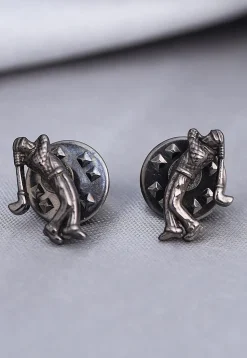 Golfer Metallic Collar Tips