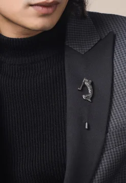 Golfer Metallic Lapel Pin