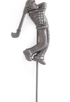 Golfer Metallic Lapel Pin