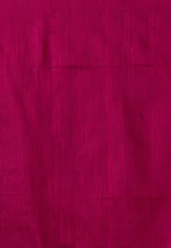 Half N Half Cotton Saree in Black and Fuchsia