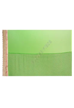 Half N Half Georgette Saree in Green