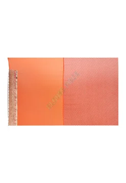 Half N Half Georgette Saree in Orange