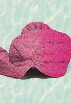 Hand Block Printed Pure Kota Silk Kids Turban in Pink
