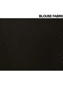 Hand Embroidered Art Silk Saree in Black and Beige