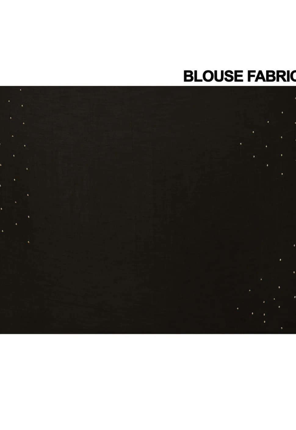 Hand Embroidered Art Silk Saree in Black and Beige