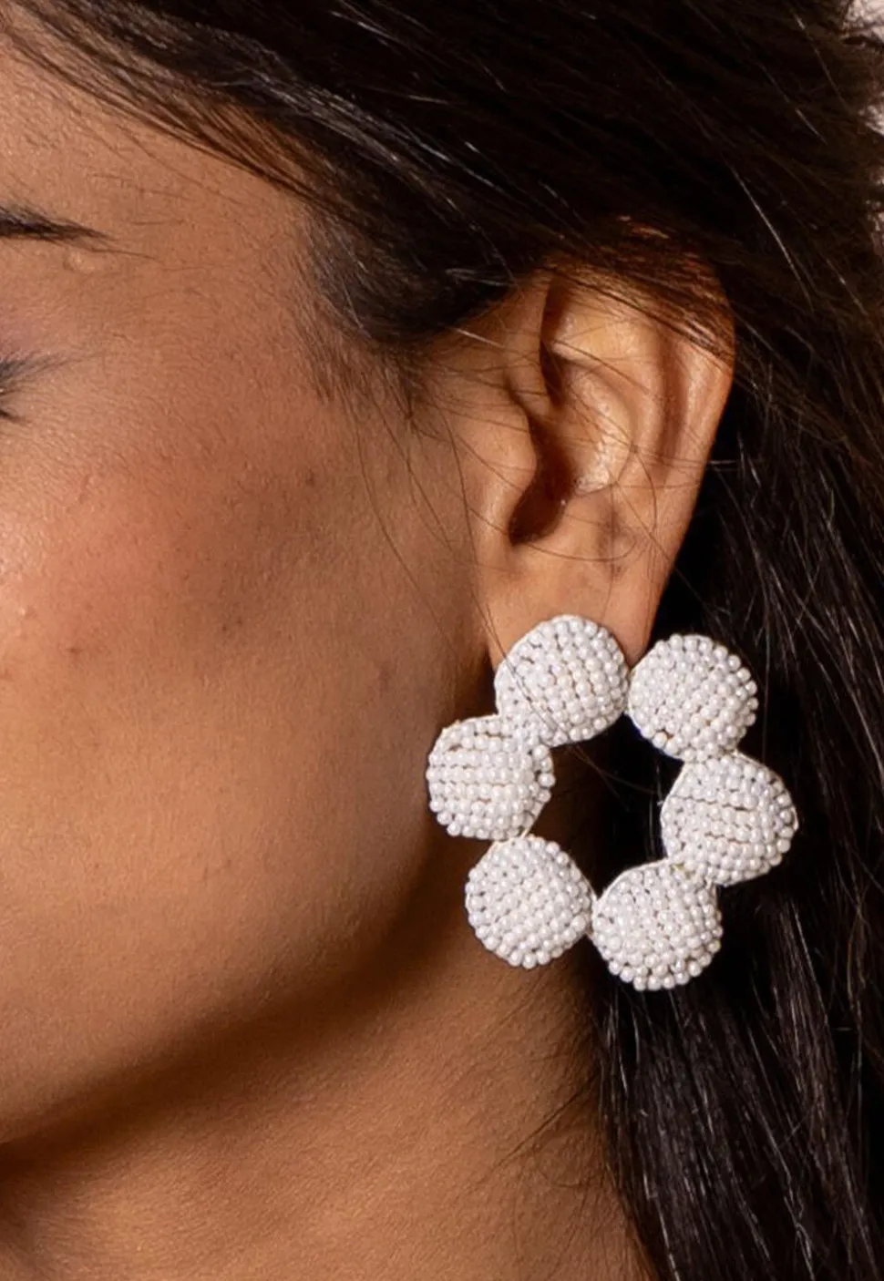 Hand Embroidered Earrings