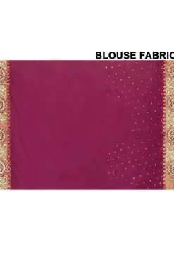 Hand Embroidered Kanchipuram Silk Saree in Teal Blue