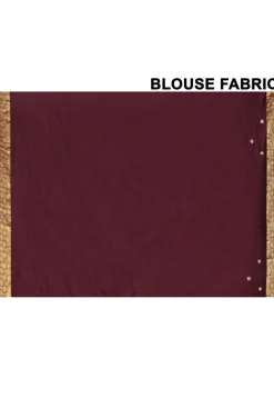 Hand Embroidered Kanchipuram Silk Saree in Dusty Pink