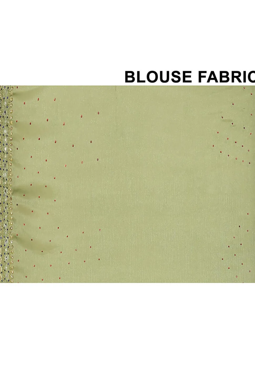 Hand Embroidered Organza Saree in Dusty Green