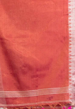 Handloom Cotton Saree in Fuchsia