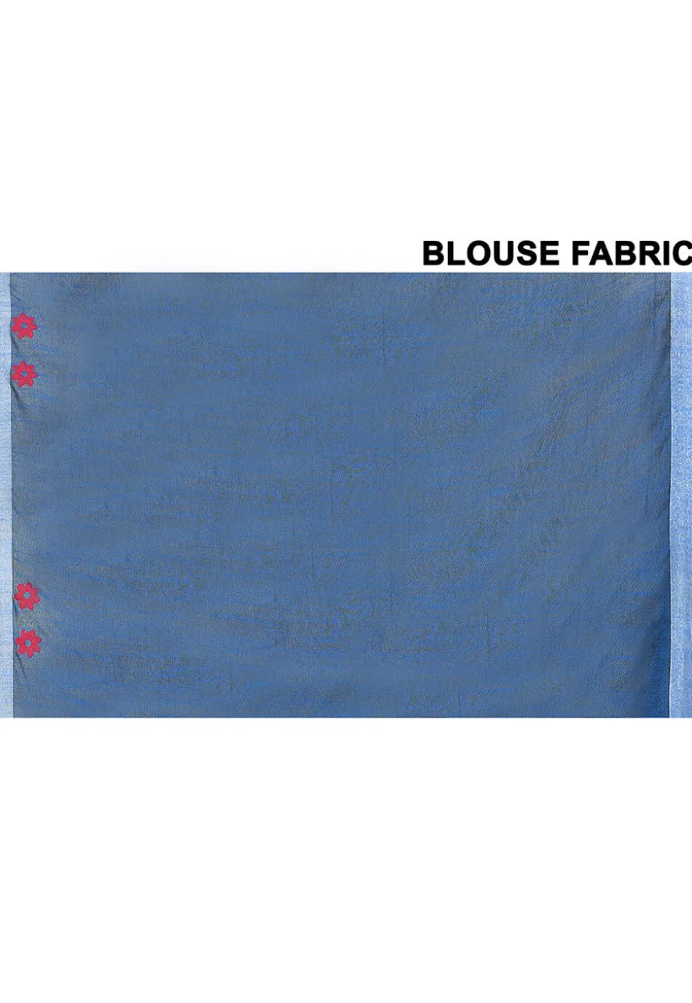 Handloom Cotton Saree in Royal Blue