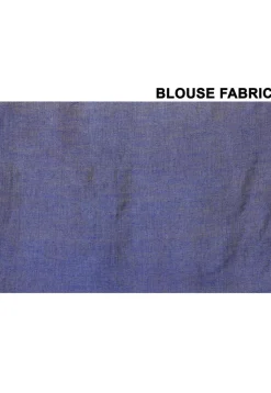 Handloom Cotton Saree in Navy Blue