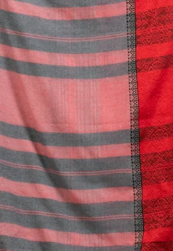 Handloom Cotton Saree in Grey