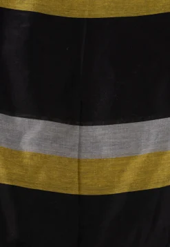 Handloom Cotton Saree in Black