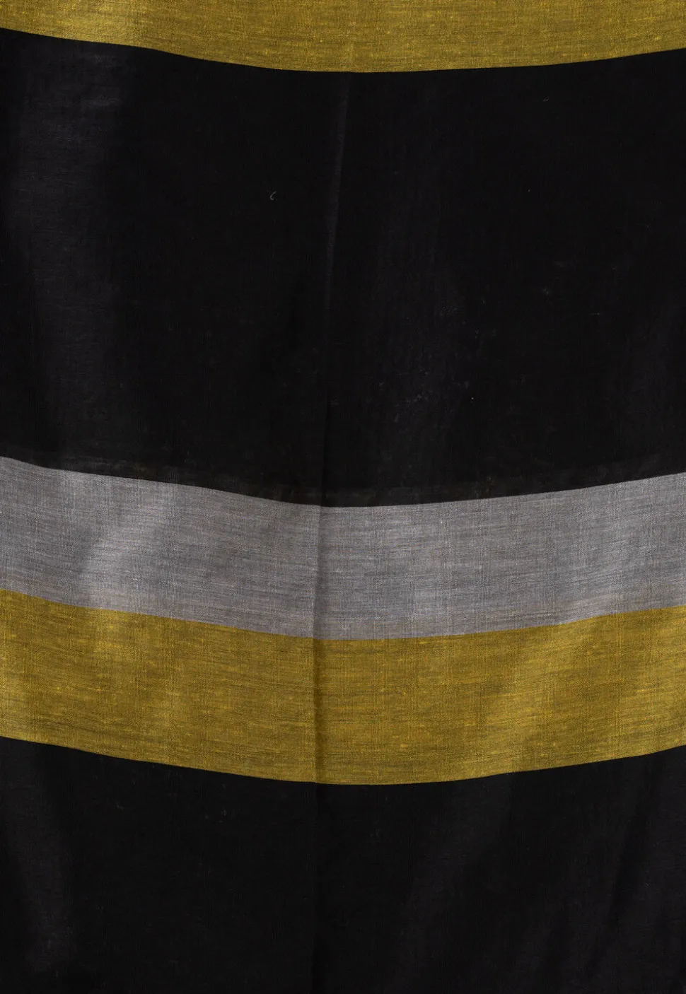 Handloom Cotton Saree in Black