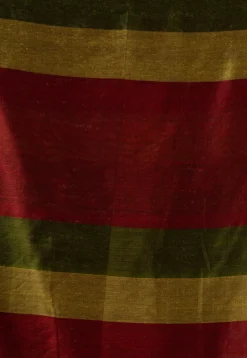 Handloom Cotton Saree in Maroon