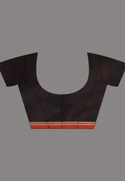 Handloom Cotton Saree in Red