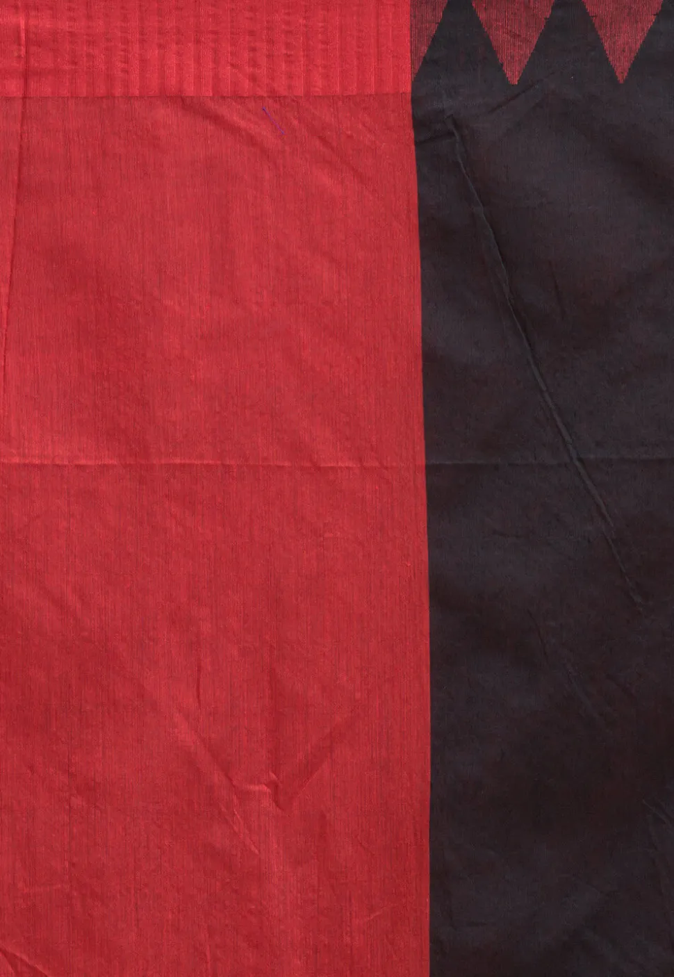 Handloom Cotton Saree in Black