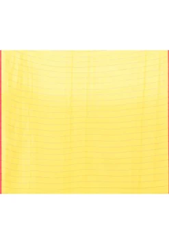 Handloom Jamdani Pure Cotton Saree in Yellow