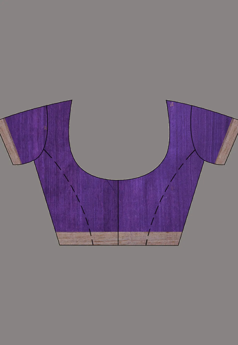 Handloom Jamdani Pure Matka Silk Saree in Purple