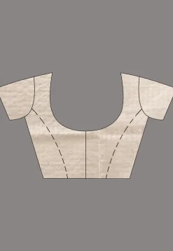 Handloom Jamdani Pure Matka Silk Saree in Off White