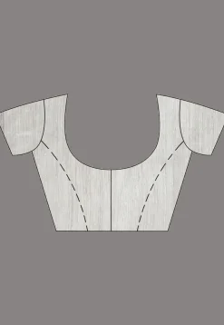Handloom Jamdani Pure Matka Silk Saree in White