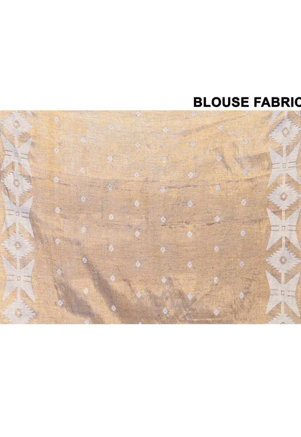 Handloom Jamdani Tissue Silk Saree in Golden and Purple
