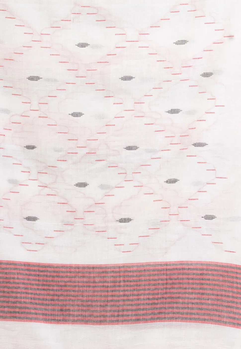 Handloom Pure Cotton Saree in Multicolor