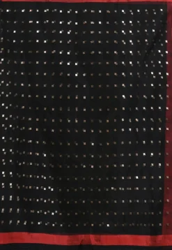 Handloom Pure Silk Saree in Black