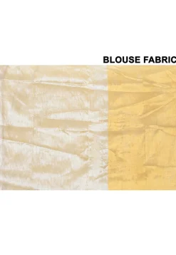 Handloom Tissue Silk Saree in Golden