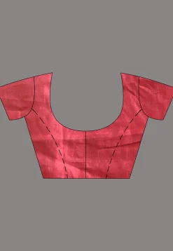 Handloom Tussar Silk Saree in Pink