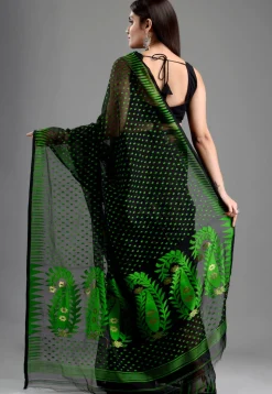 Jamdani Saree in Black