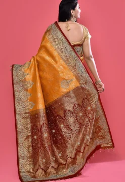 Kanchipuram Pure Kanchipuram Silk Saree in Multicolor