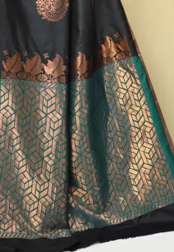 Kanchipuram Saree in Black