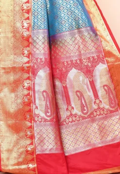 Kanchipuram Saree in Blue